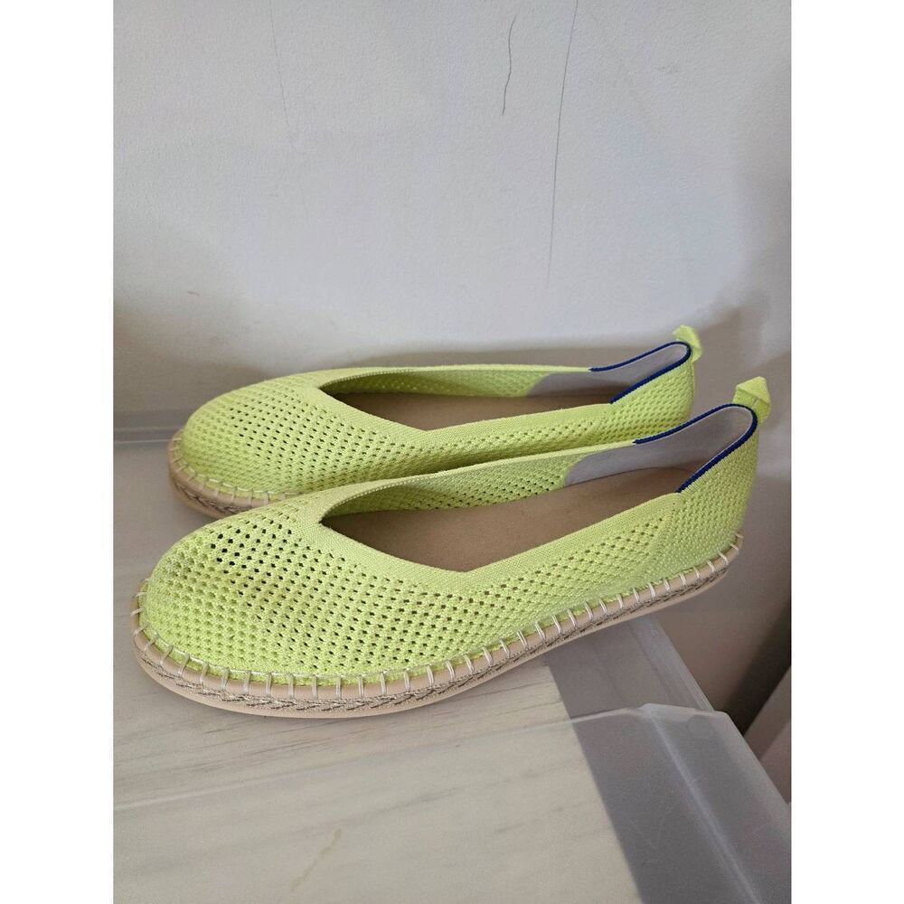 Rothy's Espadrilles W13 LIMEADE, No shoelaces NWOB $150